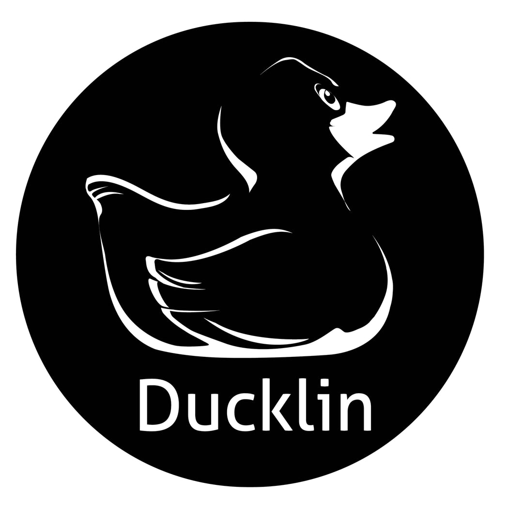 Logo Badeenten Quietscheenten Marke Ducklin