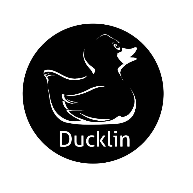 Marke Logo Ducklin Badeenten Griechenland