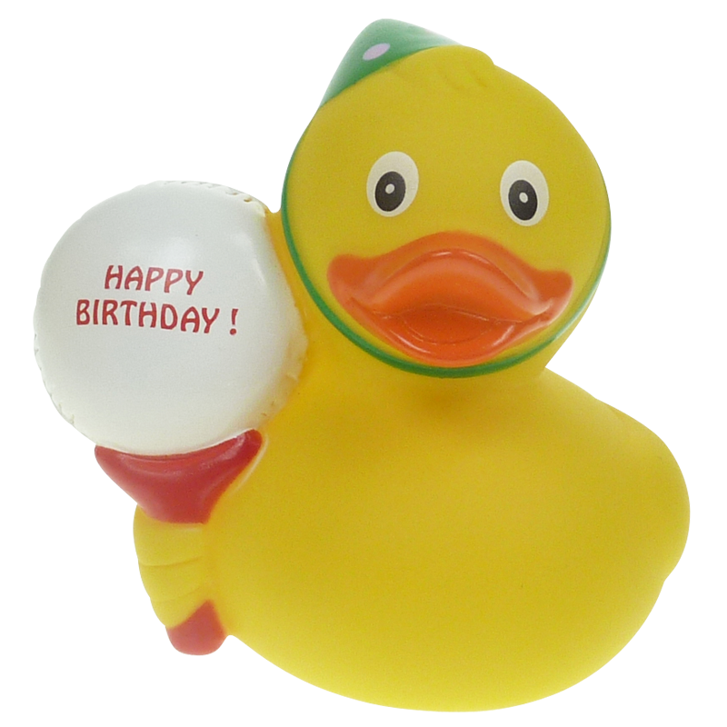 eburtstag Luftballon Ente Badeente Quietscheente Factotum