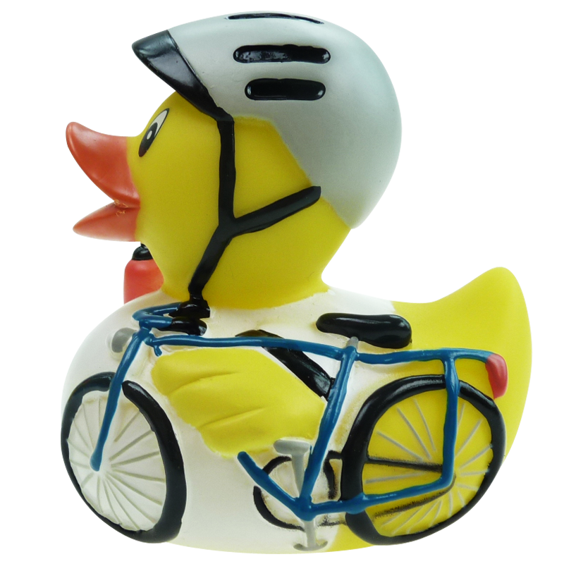 Fahrrad Rad Fahren Ente Badeente Quietscheente Factotum