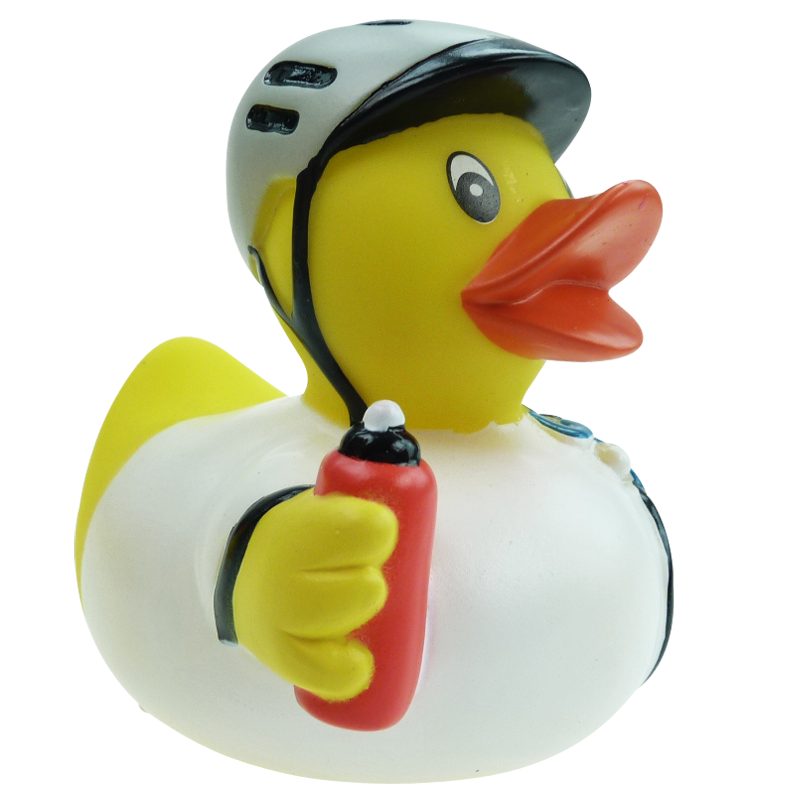 Fahrrad Rad Fahren Ente Badeente Quietscheente Factotum