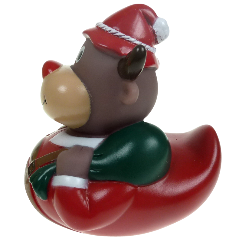 Rentier Tracht Weihnachten Ente Badeente Quietscheente Factotum