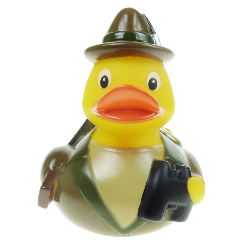 Jäger Jagd Ente Badeente Quietscheente Factotum