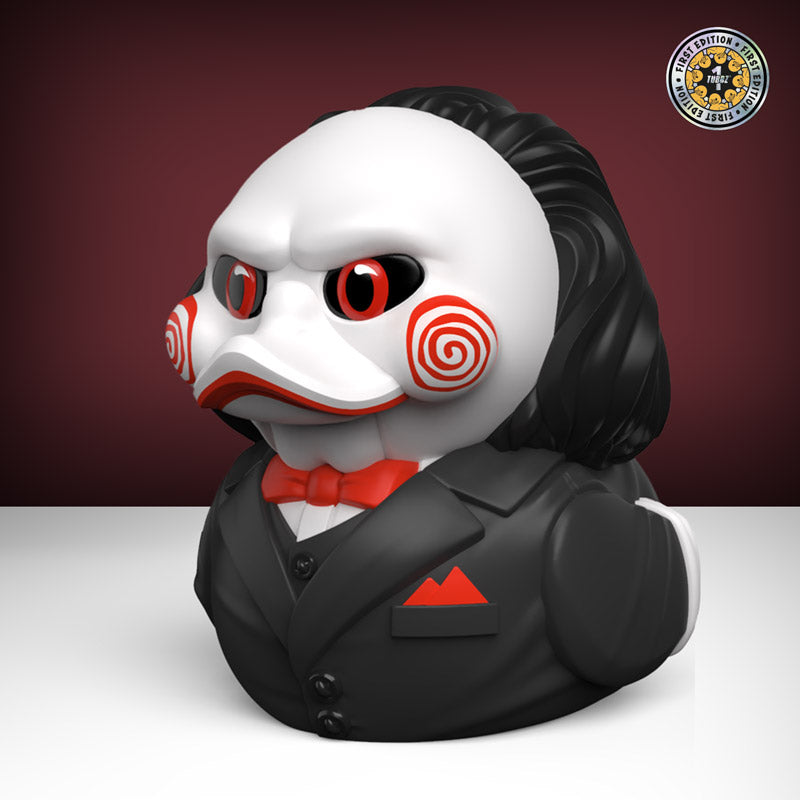 Saw Billy die Puppe Horror Ente Badeente Sammelfigur TUBBZ mit First Edition Sticker