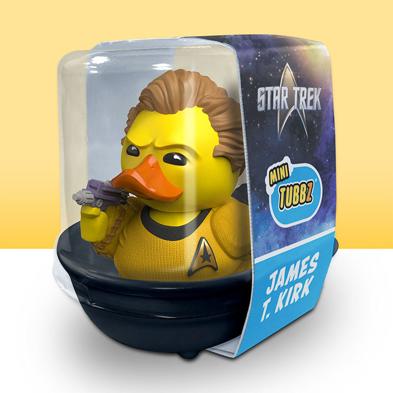 Mini Star Trek James T. Kirk Ente Badeente Sammelfigur TUBBZ