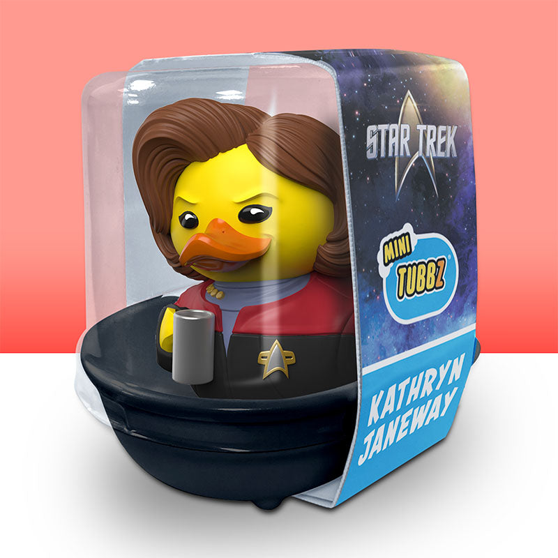Mini Star Trek Kathryn Janeway Ente Badeente Sammelfigur TUBBZ