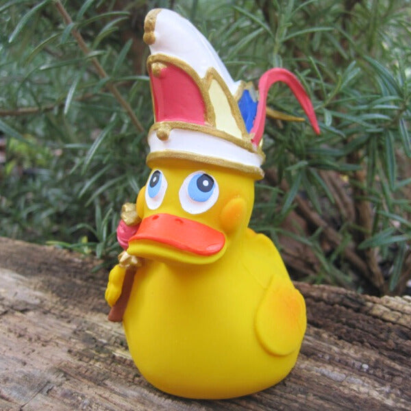 Fastnacht Karneval Quietscheente Badeente Naturkautschuk Lanco