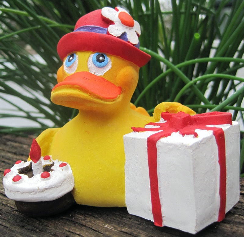 Geburtstag Happy Birthday Duck Quietscheente Lanco