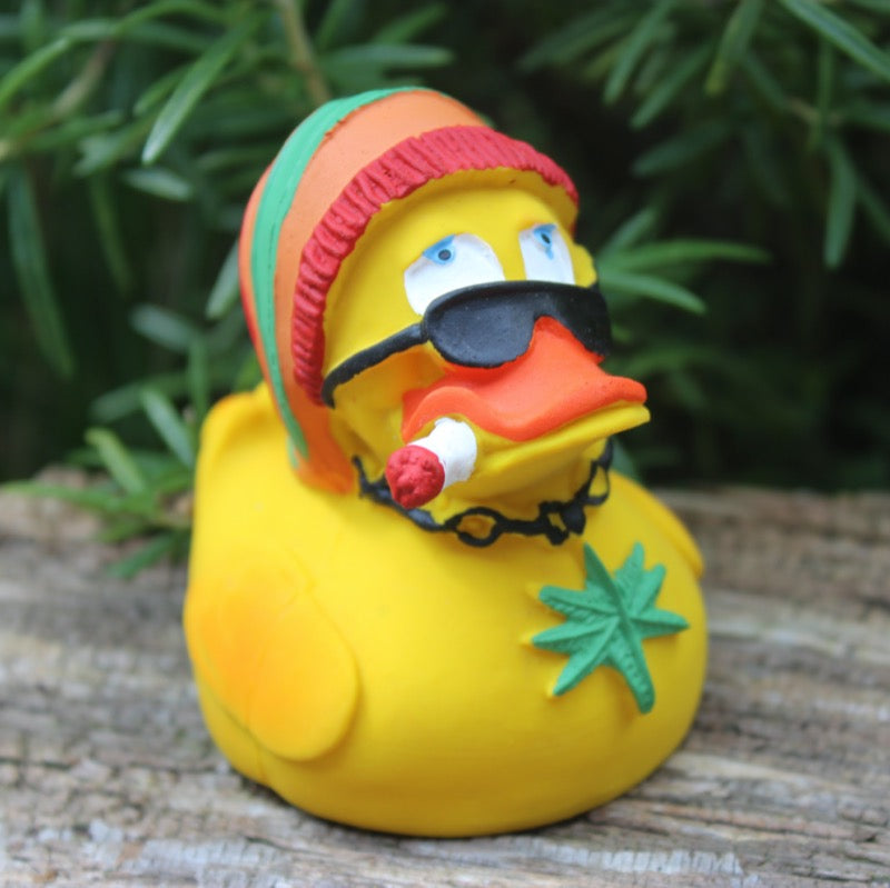 Rasta Duck Quietscheente Badeente Lanco