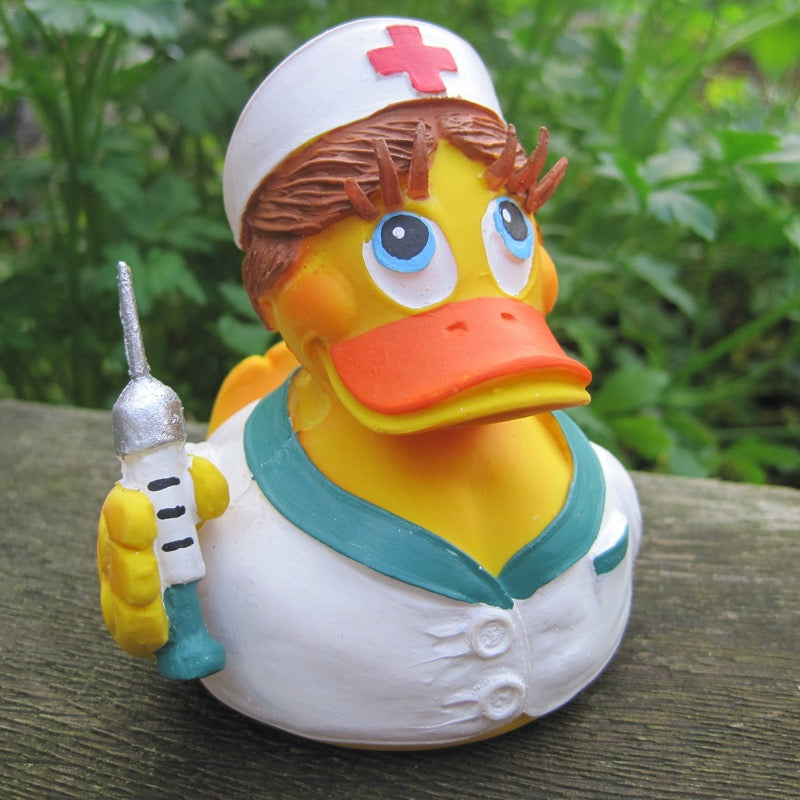 Krankenschwester Duck Quietscheente Badeente Lanco