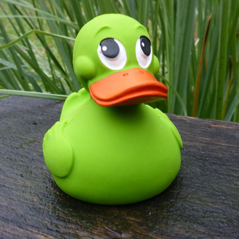 Grün Green Duck Badeente Quietscheente Lanco