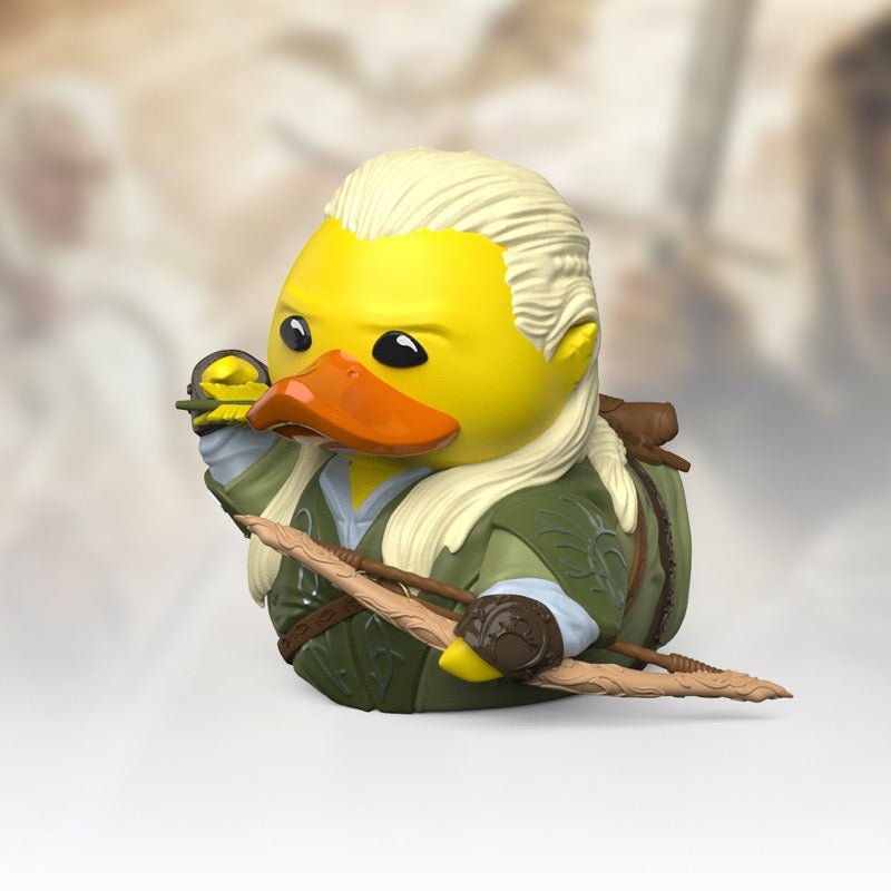 Herr der Ringe Legolas Cosplay Ente Badeente Sammelfigur TUBBZ