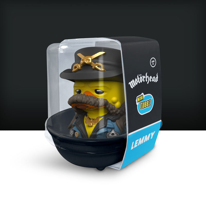 Mini Motorhead Lemmy Kilmister Ente Badeente Sammelfigur TUBBZ Badewannen Box