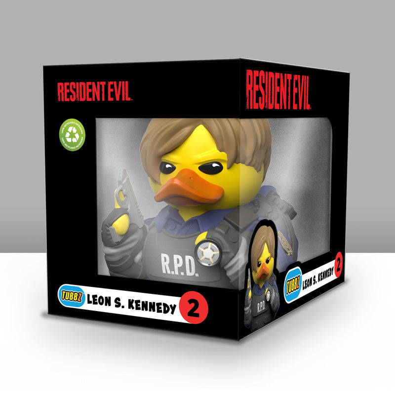 Resident Evil Leon S Kennedy Ente Badeente Sammelfigur TUBBZ Box