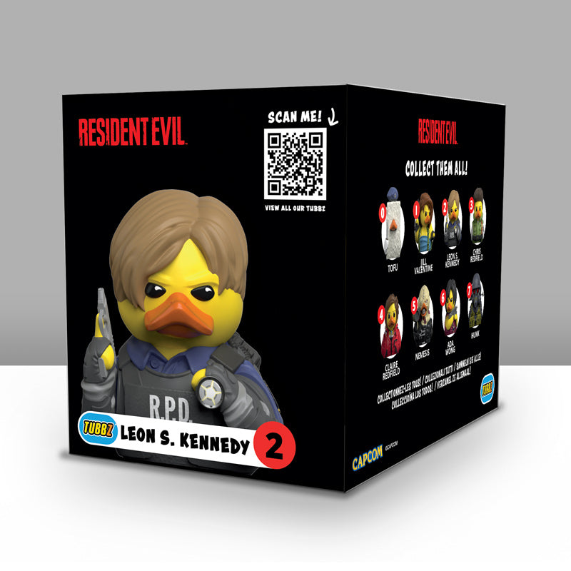 Resident Evil Leon S Kennedy Ente Badeente Sammelfigur TUBBZ Box