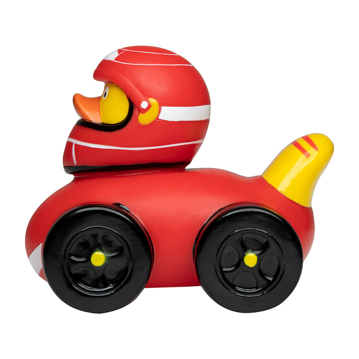 Rennauto Rot Race Motorsport Ente Badeente Quietscheente Schnabels
