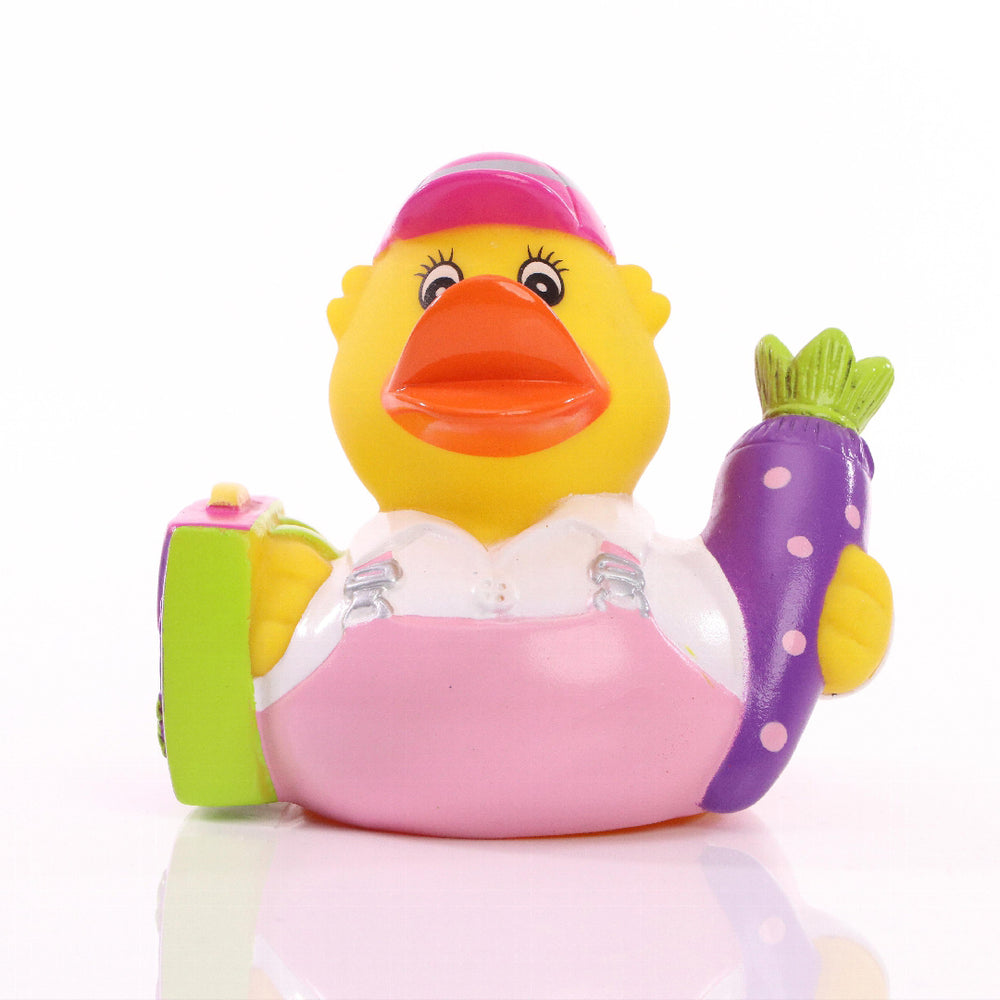 Einschulung Erstklässlerin Pink Ente Badeente Schnabels