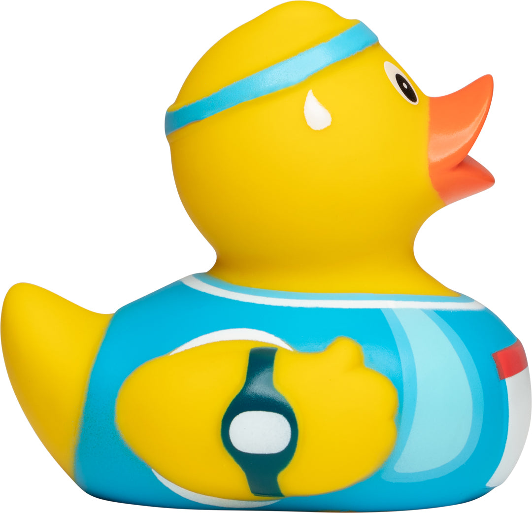 Marathon Laufsport Ente Badeente Quietscheente Schnabels