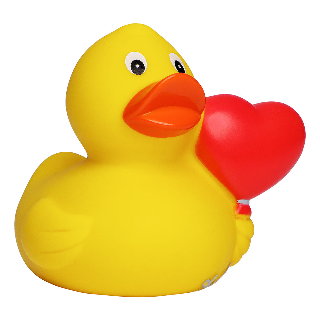 Herz Ballon Liebe Ente Badeente Quietscheente Schnabels