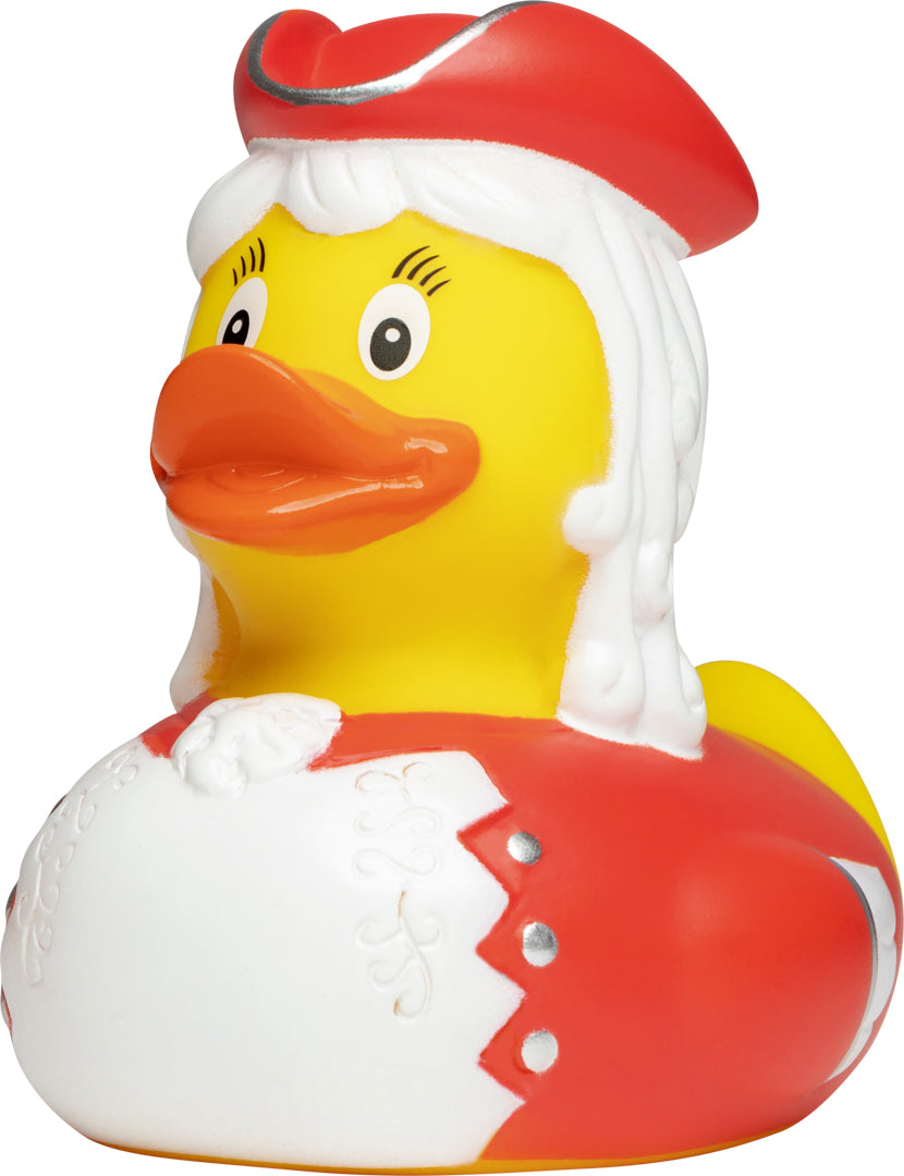 Funkenmariechen Karneval Badeente Quietscheente Rot Schnabels