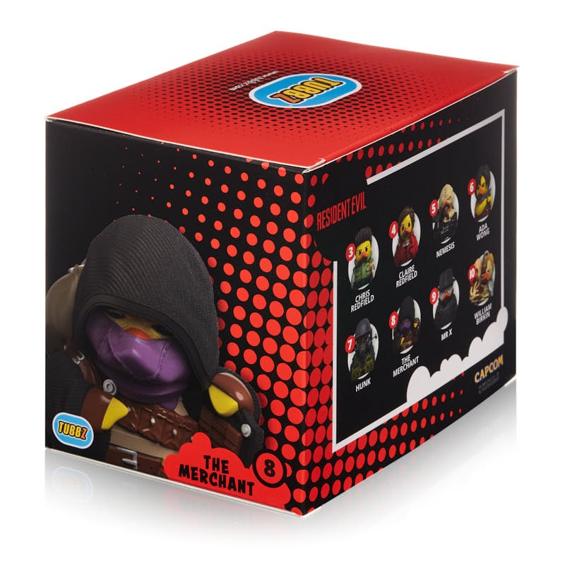 Resident Evil The Merchant Ente Badeente Sammelfigur TUBBZ Box