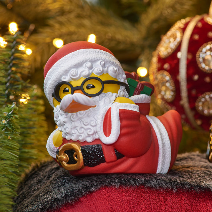 Santa Claus Weihnachtsmann Deko Cosplay Ente Sammlerstück TUBBZ