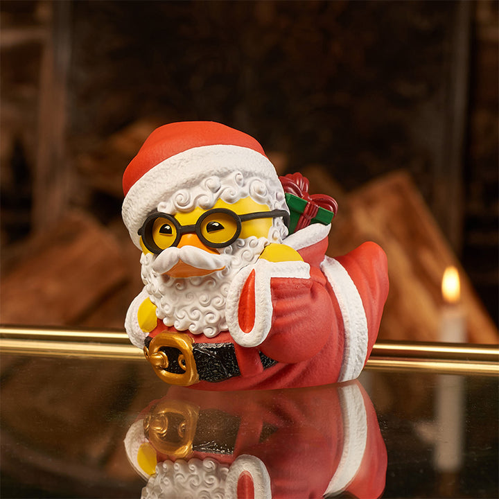 Santa Claus Weihnachtsmann Deko Cosplay Ente Sammlerstück TUBBZ