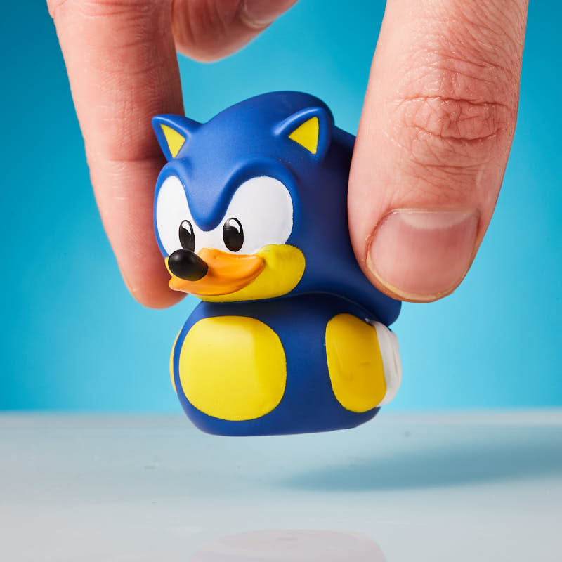 Mini Sonic the Hedgehog Sonic Ente Badeente Sammelfigur TUBBZ