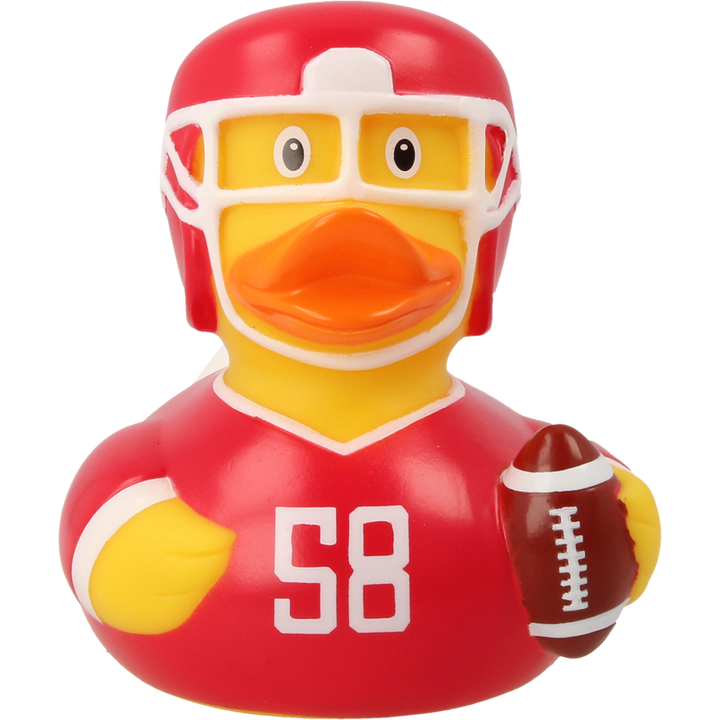 American Football Ente Badeente Quietscheente Lilalu