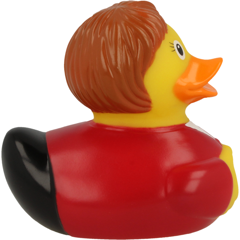 Angie Kanzlerin Ente Badeente Quietscheente Lilalu