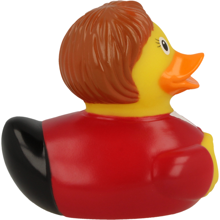 Angie Kanzlerin Ente Badeente Quietscheente Lilalu