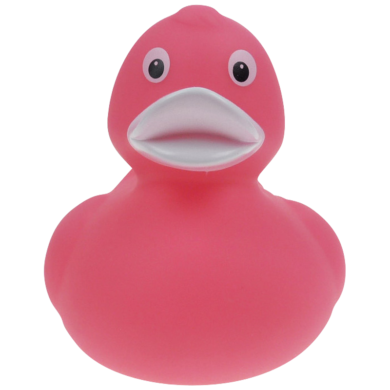 Große XXL Ente Pink Badeente Quietscheente Factotum