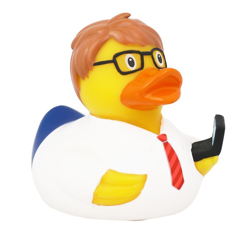 IT Entwickler Büro Ente Badeente Quietscheente Gummiente Lilalu