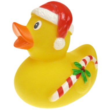 Weihnachtsgeselle Zuckerstab Ente Badeente Quietscheente Factotum