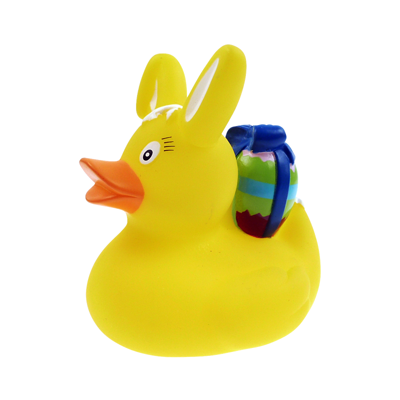Ostern Hase mit Ei Mini Ente Badeente Quietscheente Factotum