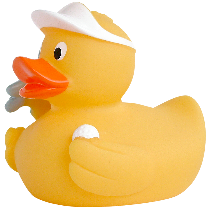 Golf Spielen Golfclub Ente Badeente Quietscheente Factotum