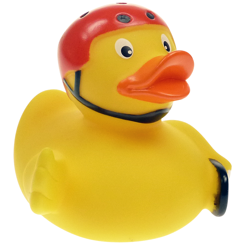 Skater Skateboard Ente Badeente Quietscheente Factotum