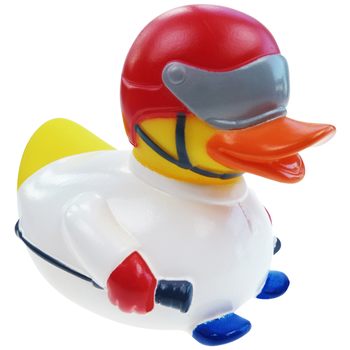 Ski Fahren Ente Badeente Quietscheente Factotum