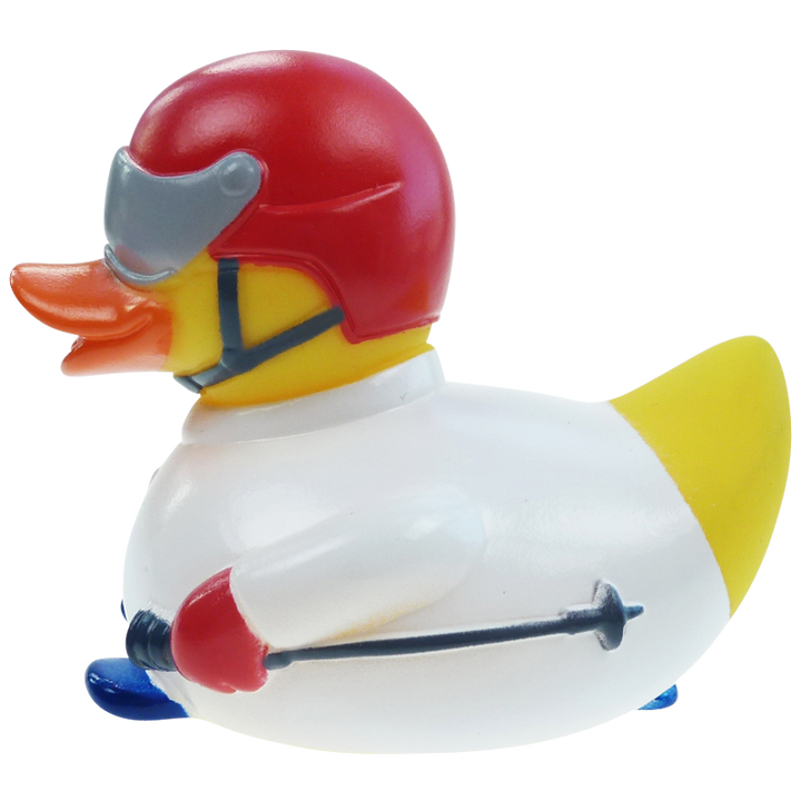 Ski Fahren Ente Badeente Quietscheente Factotum