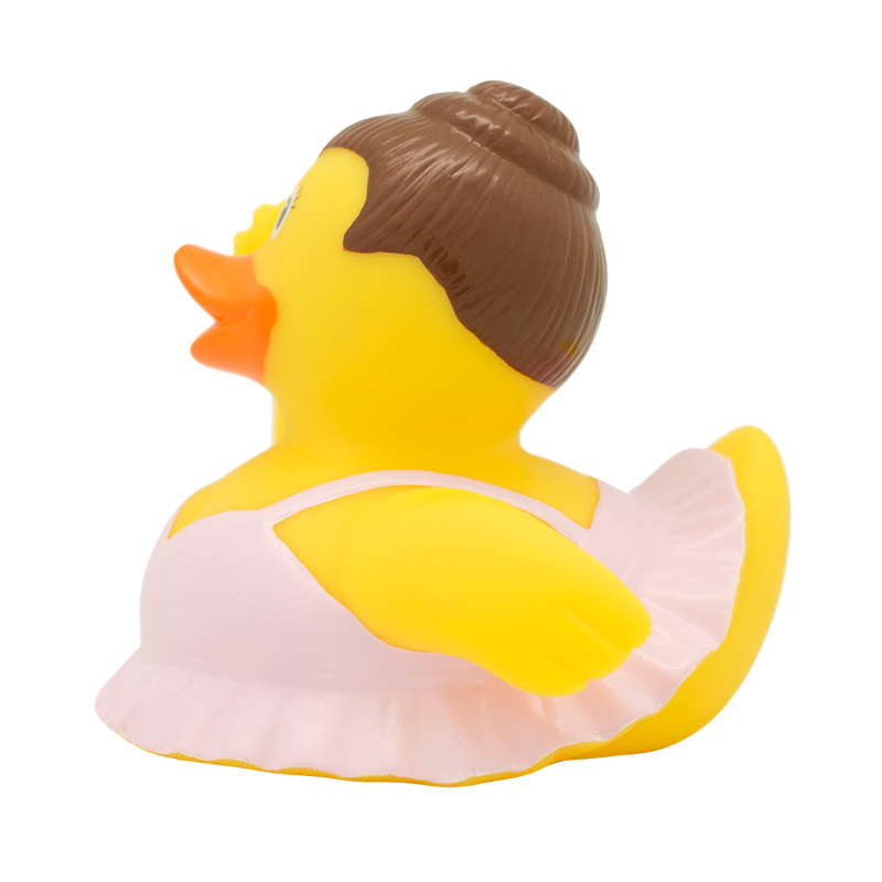 Ballerina Balletttänzerin Ente Badeente Quietscheente Lilalu