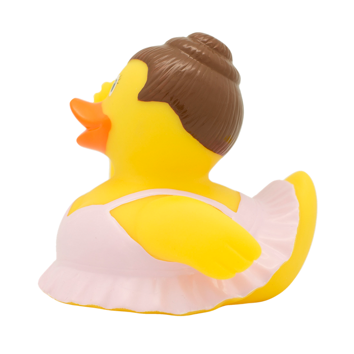 Ballerina Balletttänzerin Ente Badeente Quietscheente Lilalu