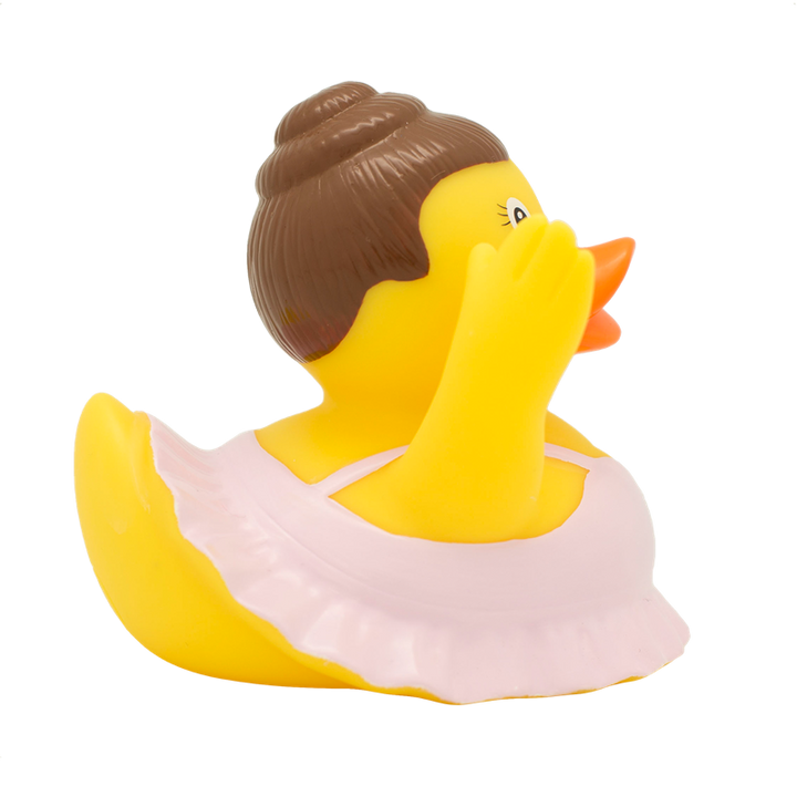 Ballerina Balletttänzerin Ente Badeente Quietscheente Lilalu