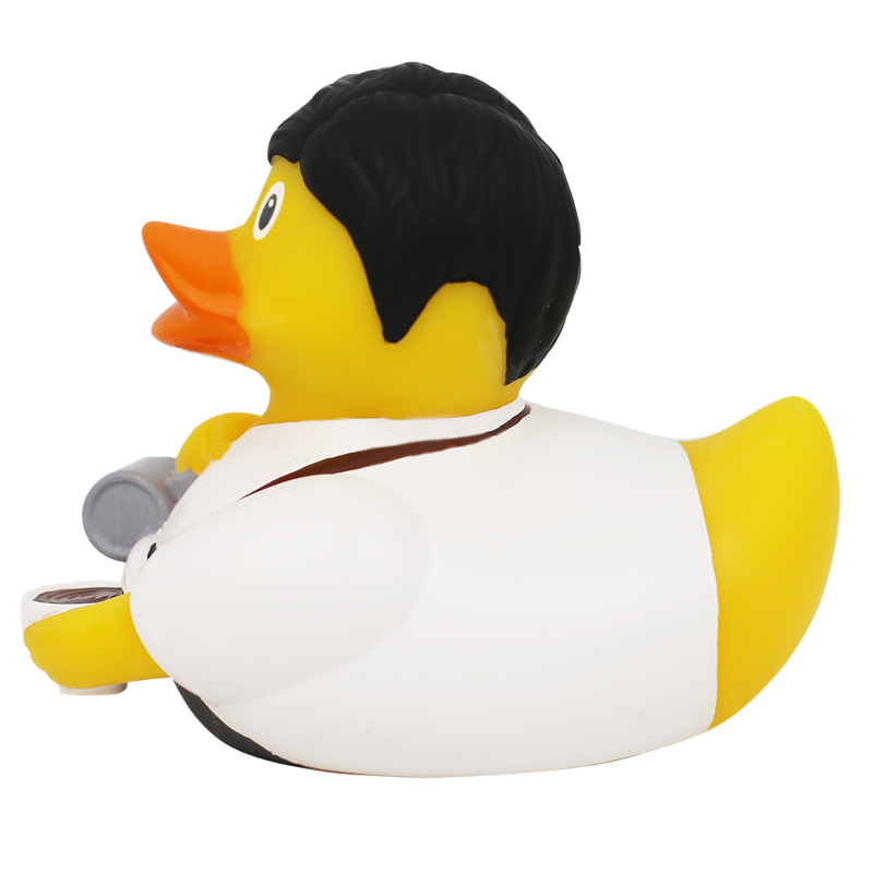 Barista Kaffee Ente Badeente Quietscheente Gummiente Lilalu