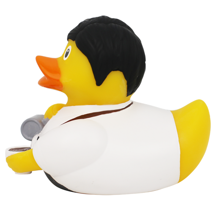 Barista Kaffee Ente Badeente Quietscheente Gummiente Lilalu