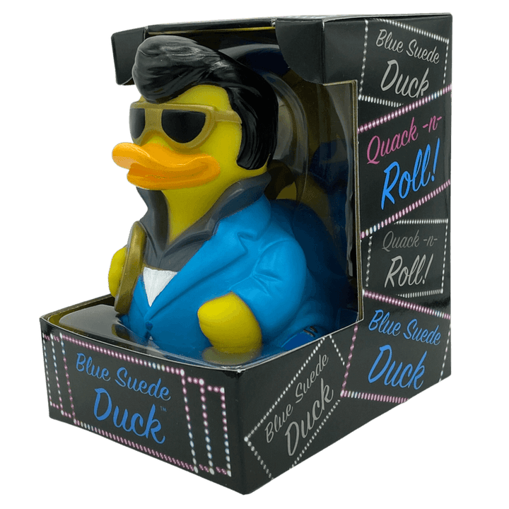 Blue Suede Rock and Roll Duck Ente Badeente CelebriDucks