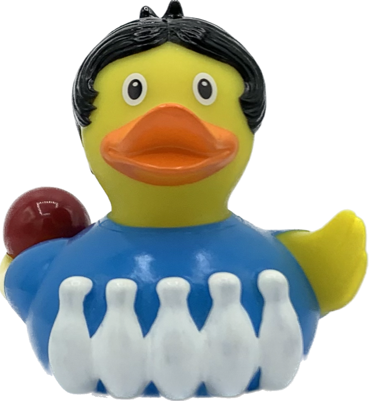 Bowling Ente Badeente Quietscheente Lilalu