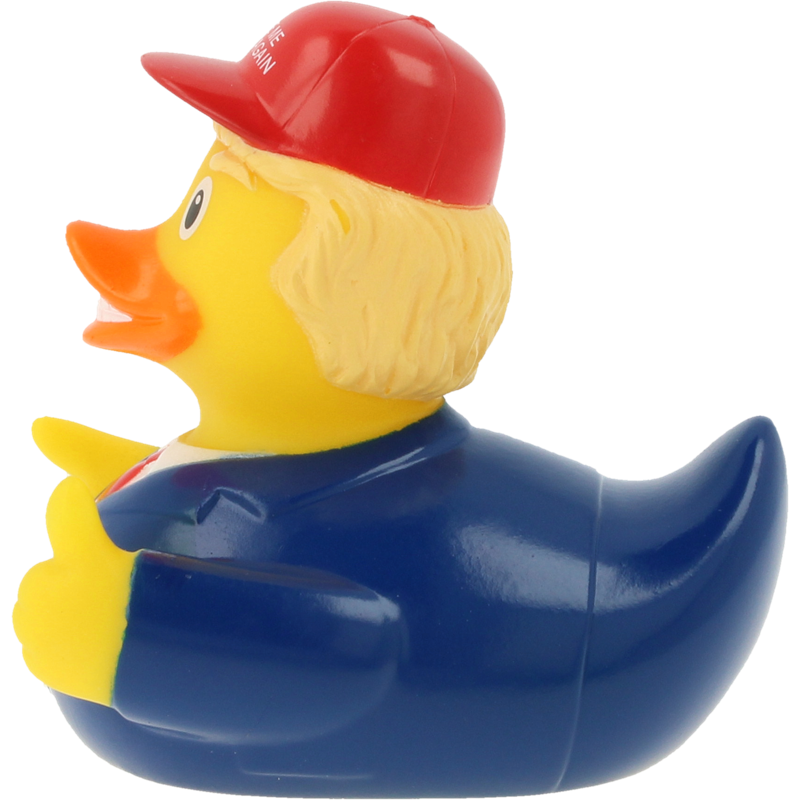 DoT Donald Great Again Badeente Quietscheente Gummiente Lilalu