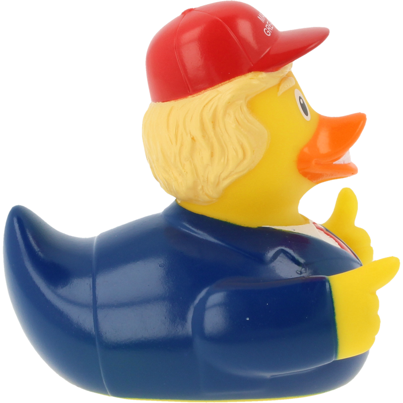 DoT Donald Great Again Badeente Quietscheente Gummiente Lilalu