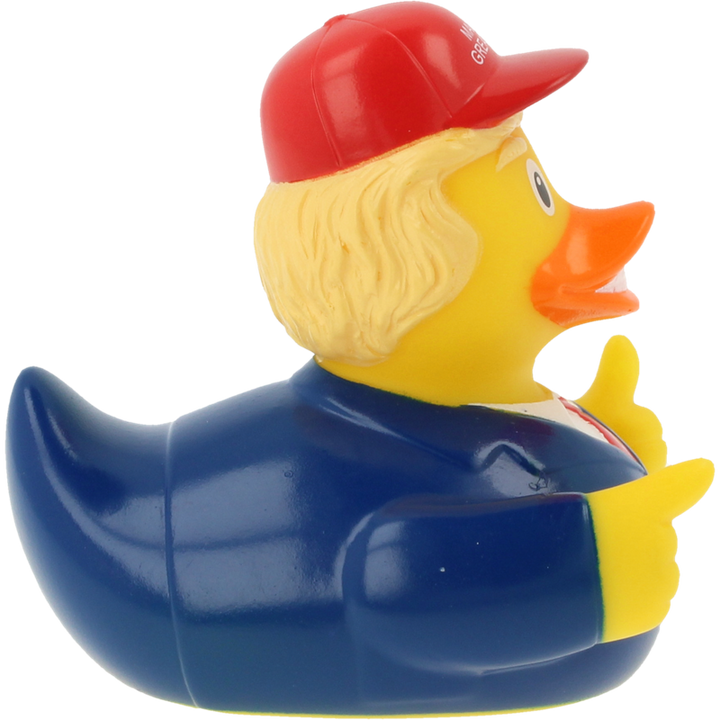 DoT Donald Great Again Badeente Quietscheente Gummiente Lilalu