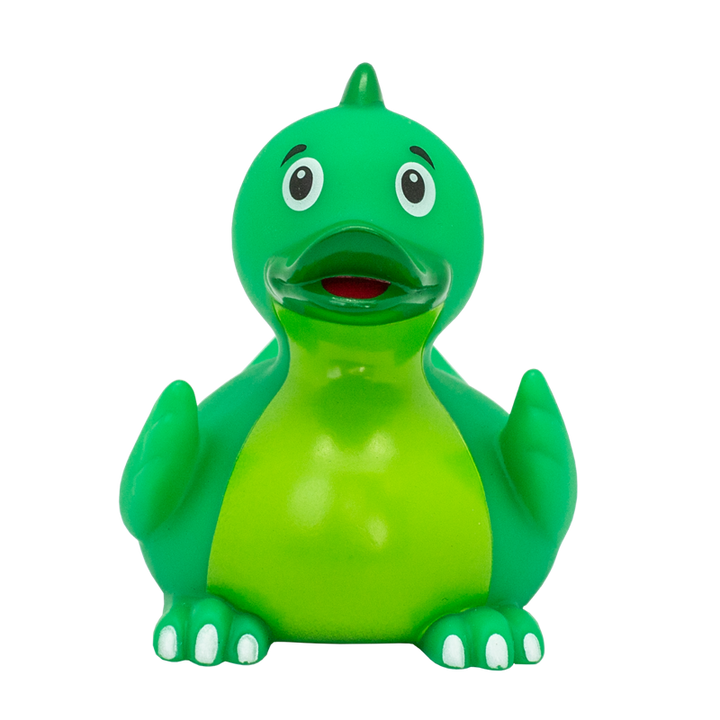 Dino Drache Ente Badeente Quietscheente Gummiente Lilalu